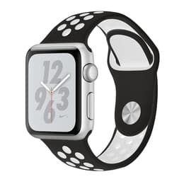 Roos paniek Rally Apple Watch (Series 4) GPS 44 mm - Aluminium Zilver - Nike sport armband |  Back Market