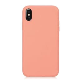 Hoesje iPhone X/XS - Silicone - Koraal