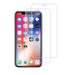 Beschermend scherm iPhone X/XS Gehard glas - Gehard glas - Transparant