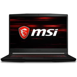 MSI GF63 Thin 10SC-080XFR 15" Core i5 2.5 GHz - SSD 512 GB - 8GB - NVIDIA GeForce GTX 1650 Max-Q AZERTY - Frans