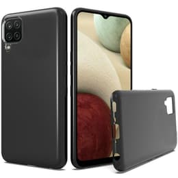 Hoesje Galaxy A12 - Kunststof - Zwart