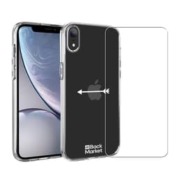 Back Market Hoesje iPhone XR en beschermend scherm - 60% Gerecycled Plastic - Transparant