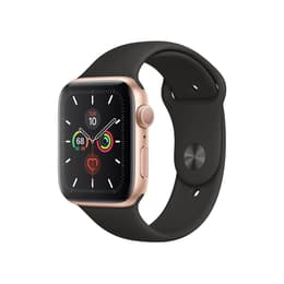 Apple Watch Series 9 (2023) GPS + Cellular 41 mm - Aluminium Roze - Sportbandje Zwart