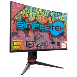 27-inch SIMPLETEK 5609 1920 x 1080 LED Beeldscherm Zwart