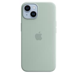 Apple Siliconenhoesje iPhone 14 Plus Siliconenhoesje - Silicone Groen