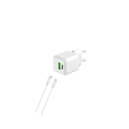 Kabel en Wandplug (USB-C + Lightning) 20W - WTK