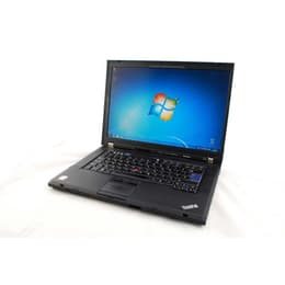 Lenovo ThinkPad T500 15" Core 2 Duo 2.4 GHz - HDD 160 GB - 4GB AZERTY - Frans