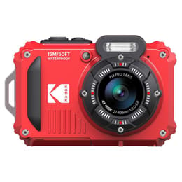 Compactcamera PixPro WPZ2 - Zwart/Rood + Kodak Zoom Optique x4 27-108mm f/3.0-6.6 f/3.0-6.6