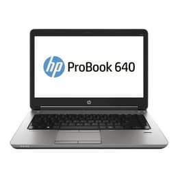 HP ProBook 640 G1 14" Core i3 2.4 GHz - SSD 256 GB - 8GB AZERTY - Frans