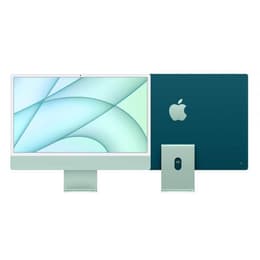 iMac 24" (Midden 2021) M1 3,2 GHz - SSD 256 GB - 8GB QWERTY - Engels (VS)