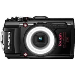 Compactcamera Stylus TG-4 - Zwart + Olympus Olympus Lens 4x Wide Optical Zoom 25-100 mm f/2.0-4.9 f/2.0-4.9